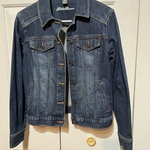 Eddie Bauer Women’s Classic Denim Jean Trucker Jacket